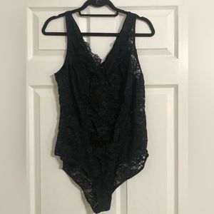 Black lace bodysuit | Torrid Size 2